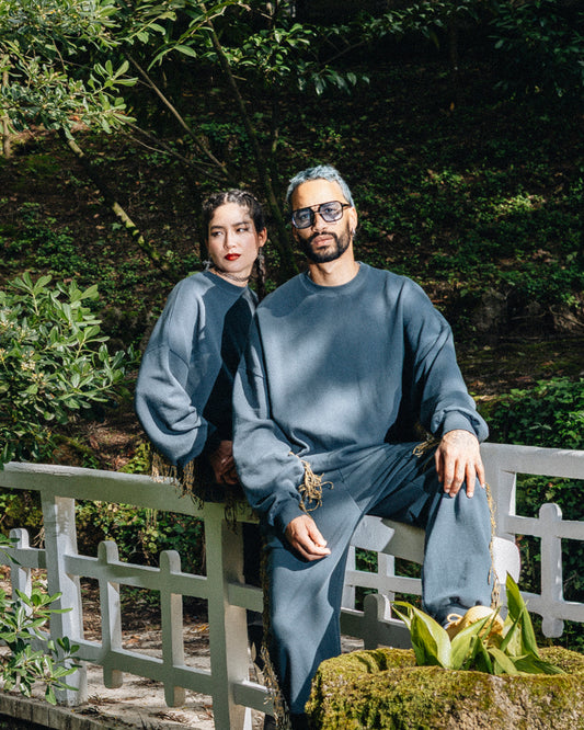 SERAPE JOGGERS OIL BLUE