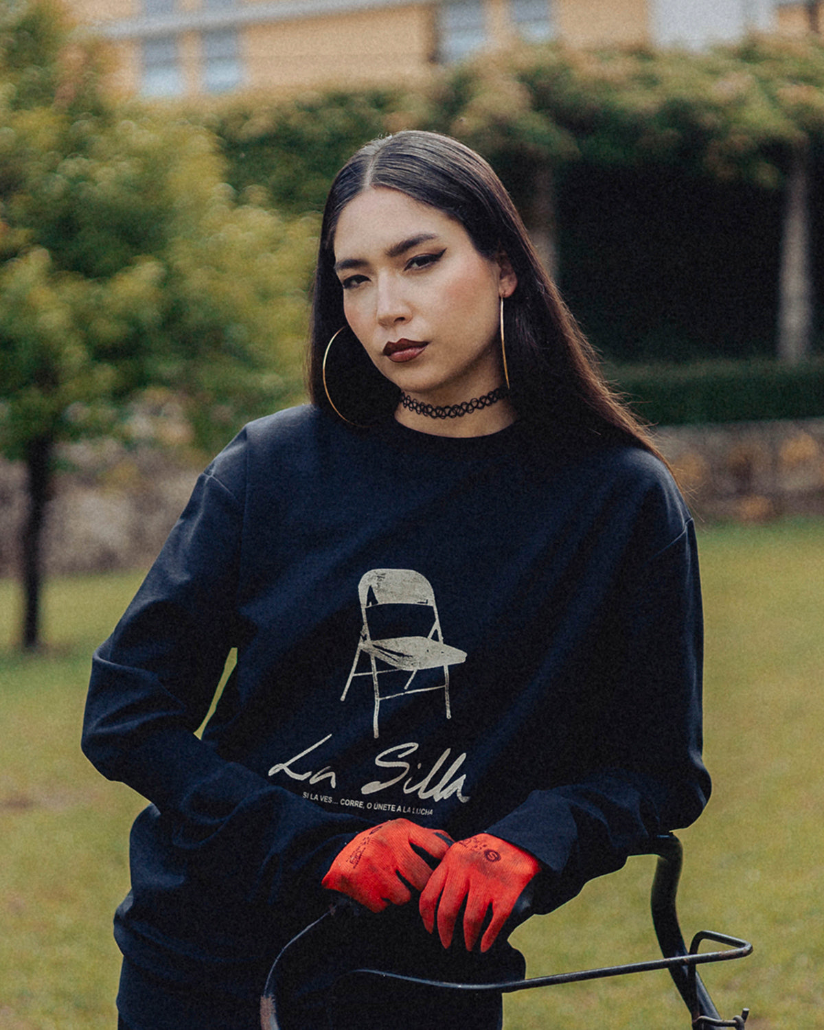 PINFALL SWEATSHIRT BAT BLACK