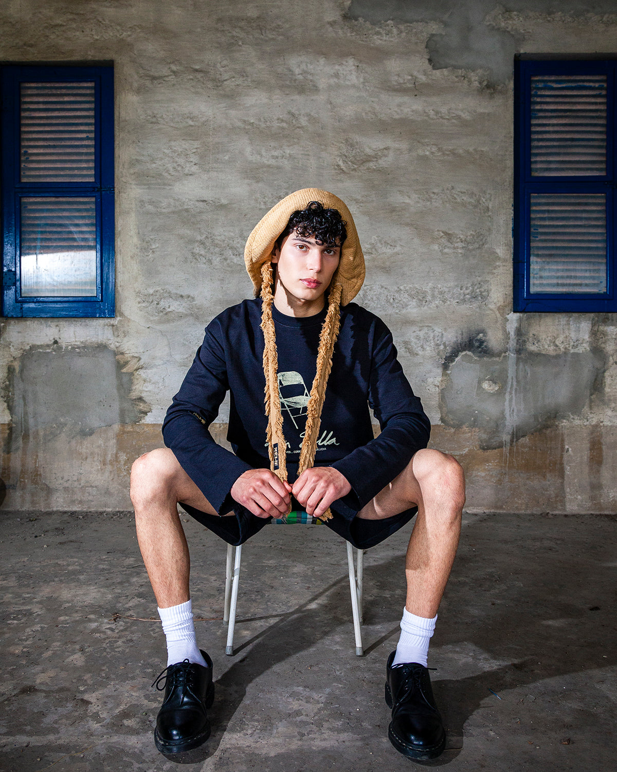PINFALL SWEATSHIRT BAT BLACK