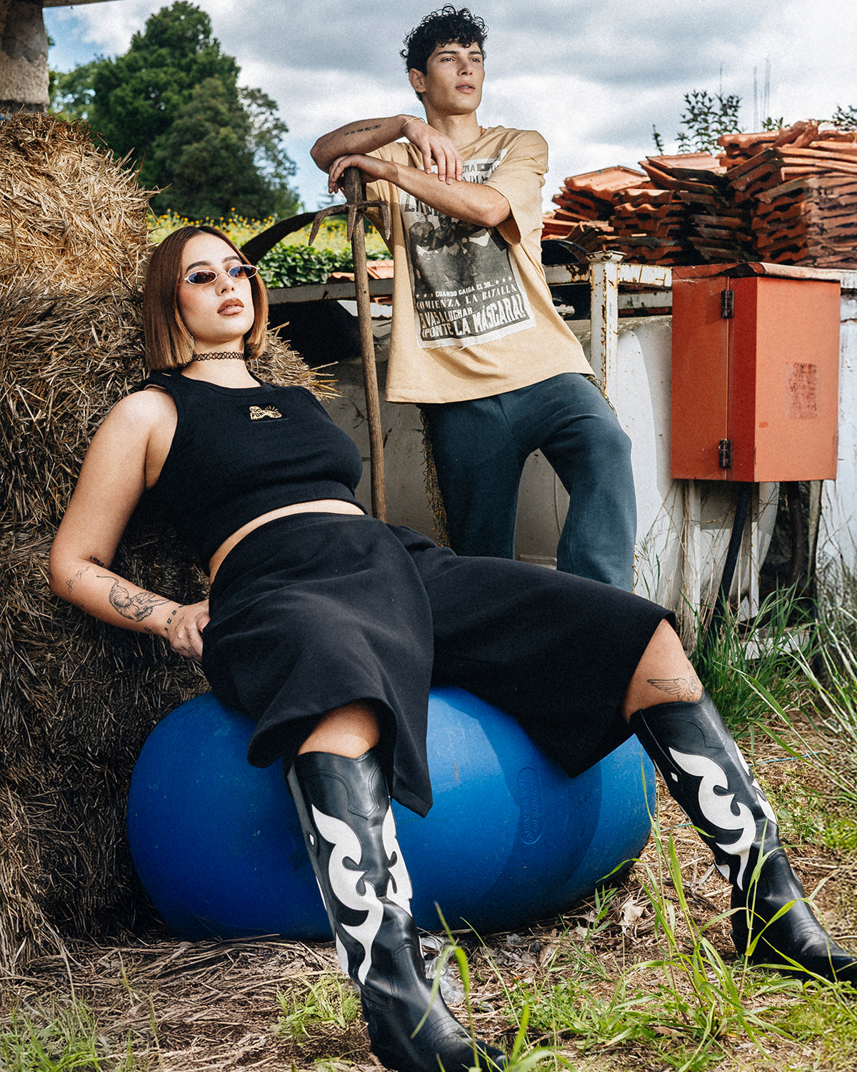 RUDO SKORT BAT BLACK