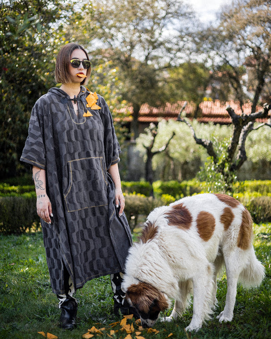 RUDO PONCHO TOXIC GREY
