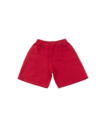 SERAPE SHORT BLOOD RED