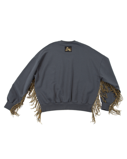 SERAPE SWEATSHIRT OIL BLUE