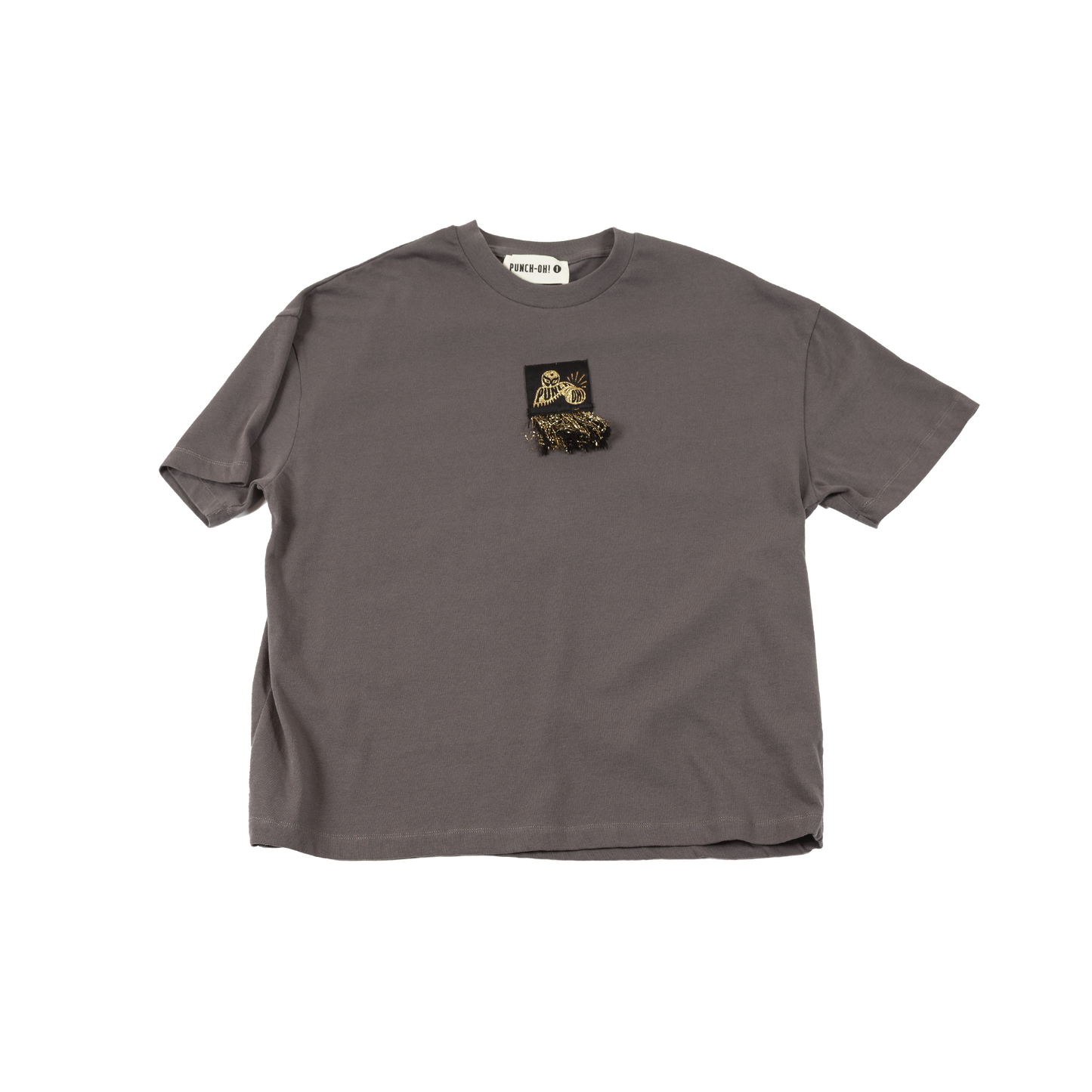 SERAPE T-SHIRT TOXIC GREY
