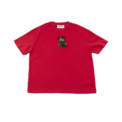SERAPE T-SHIRT BLOOD RED