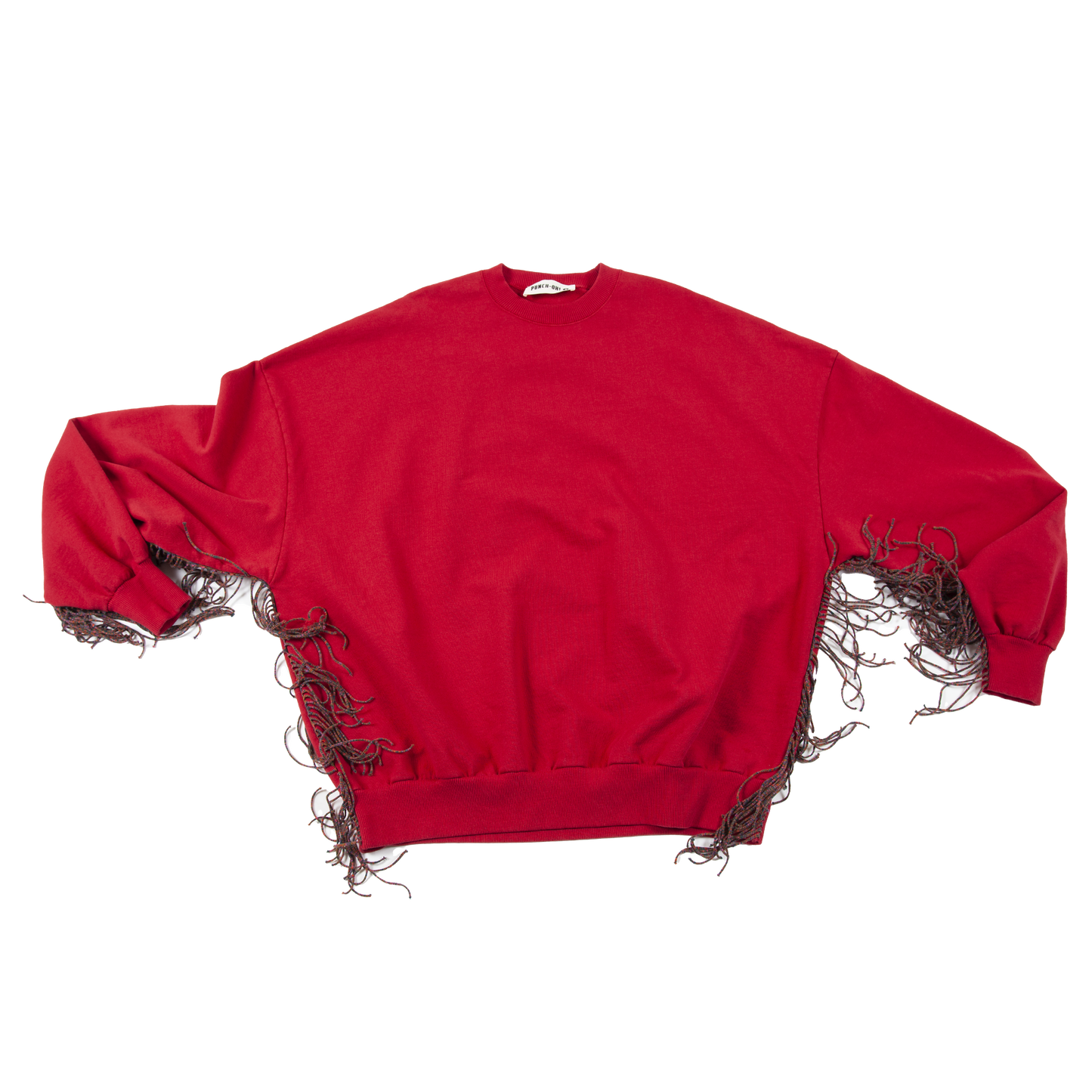 SERAPE SWEATSHIRT BLOOD RED